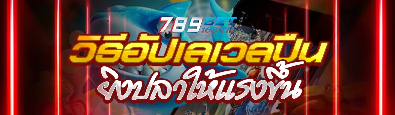 วิธีอัปเลเวลปืนยิงปลาให้แรงขึ้น